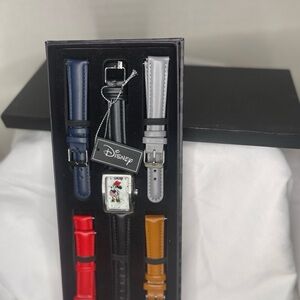 Disney Mickey Mouse Watch with Colorful Straps